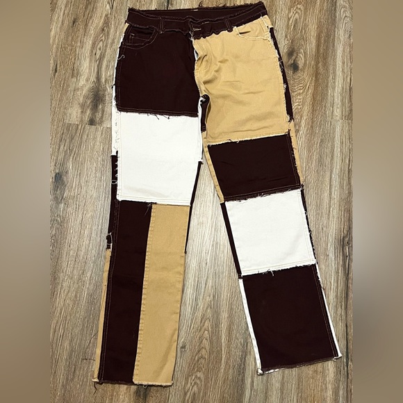 Cute color block pants - Picture 1 of 3